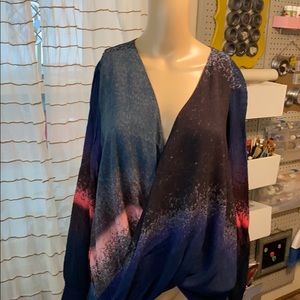 DEREK LAM - 10 CROSBY SHIRT - SIZE - LARGE